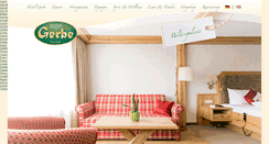 Desktop Screenshot of hotel-gerbe.de